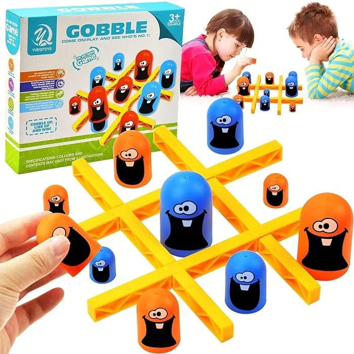 Fidtoy Gobble Family Battle Game – Jeu de stratégie amusant pour enfants et adultes