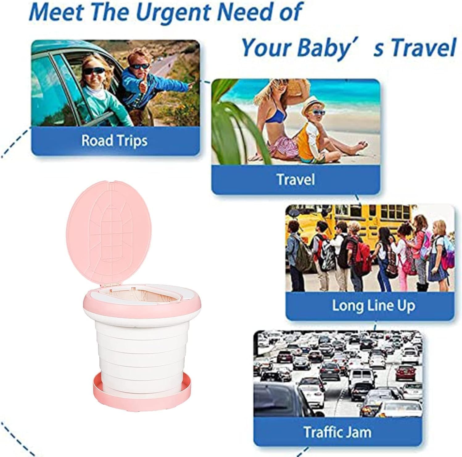 Portable and Foldable Potty Trainer