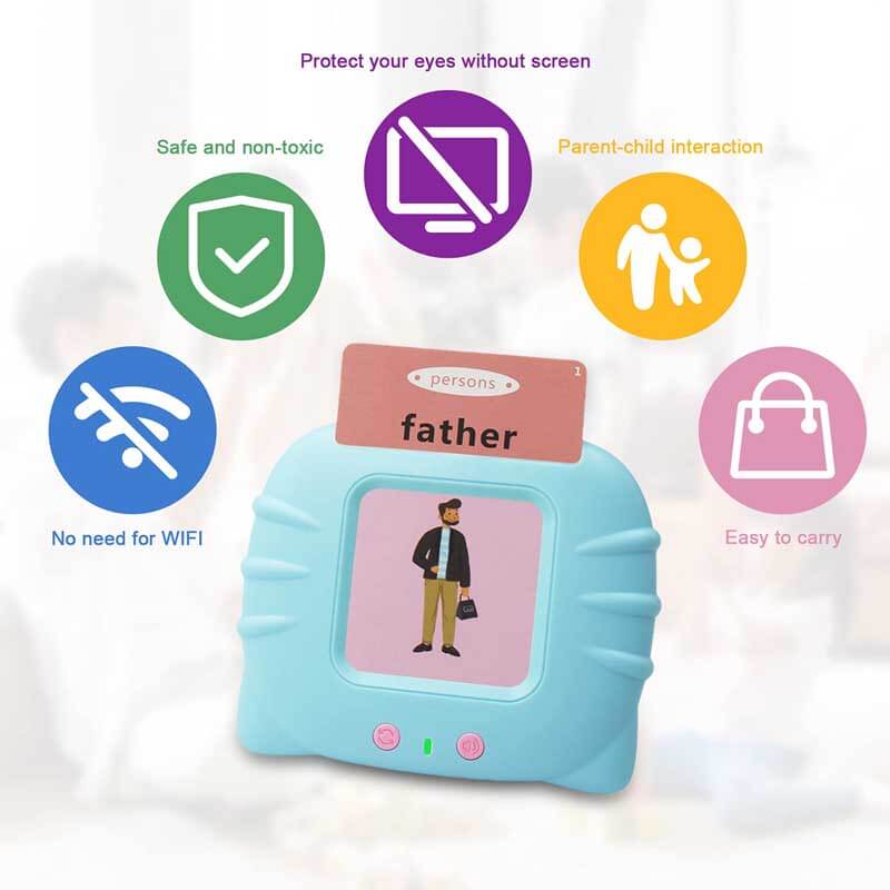 Fidtoy Interactive Speak & Learn Flashcards Toy for Toddlers