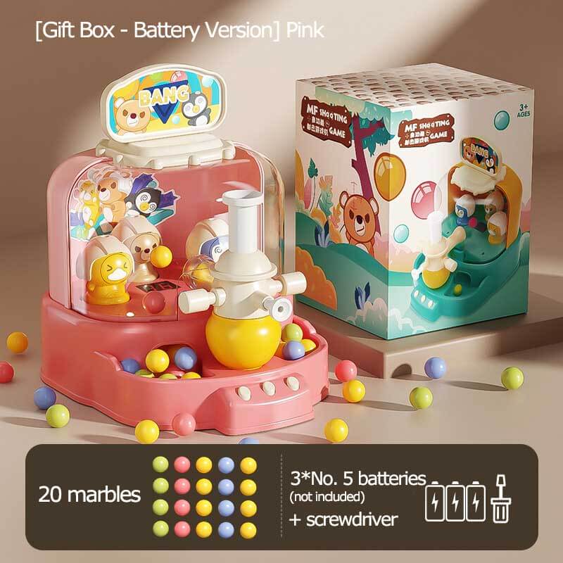 Jeu de tir de billes et de ping-pong Fidtoy – Jouet interactif pour l'apprentissage en intérieur des enfants