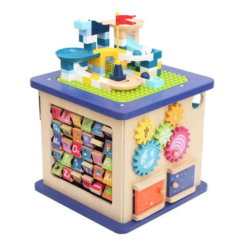 Fidtoy 13-in-1 Early Learning Toy for Toddlers – Montessori Educational Toy for Home, Travel, and Preschool Quiet Time