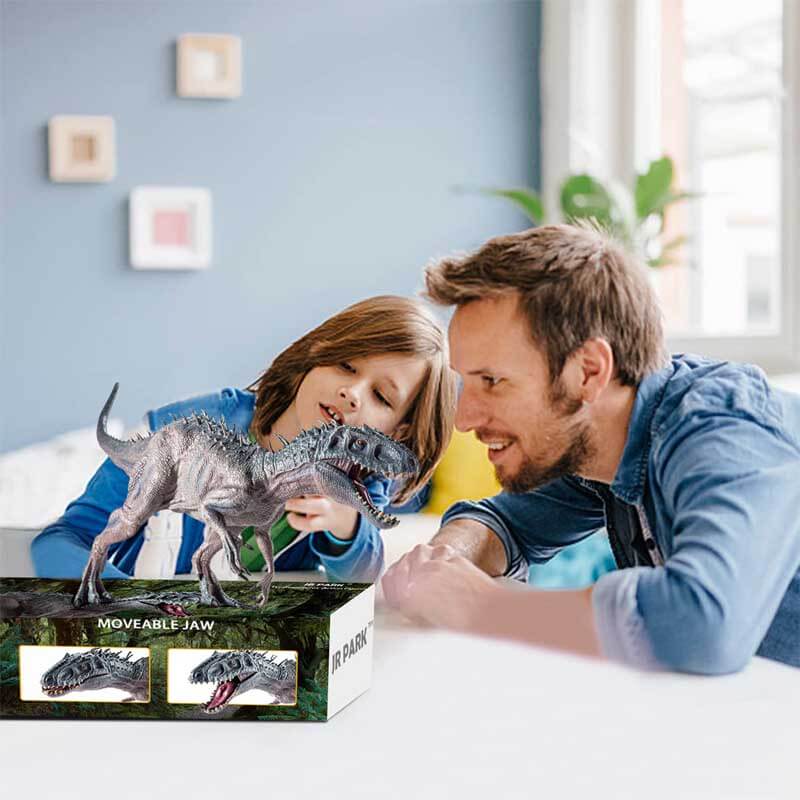 Fidtoy Dinosaur Action Figure Toy Realistic T Rex Model for Kids Imaginative Play Educational Toy PVC Durable Dinosaur Toy Gift for Boys Girls