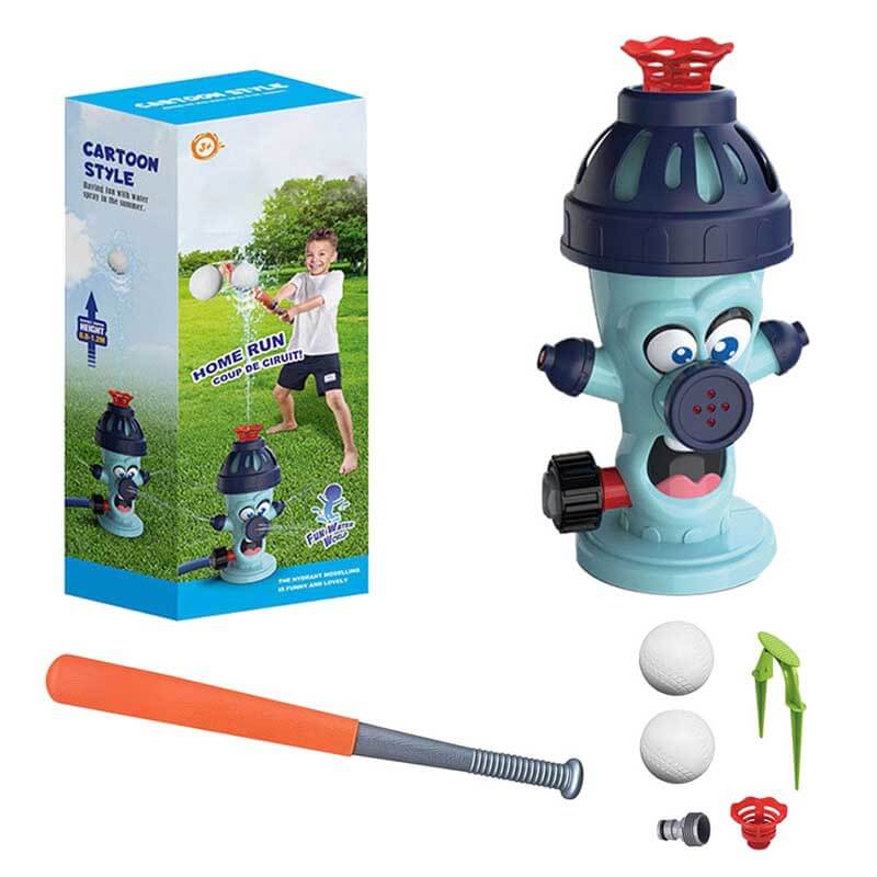 Fidtoy Water Sprinkler Baseball Toy Outdoor Summer Game for Kids