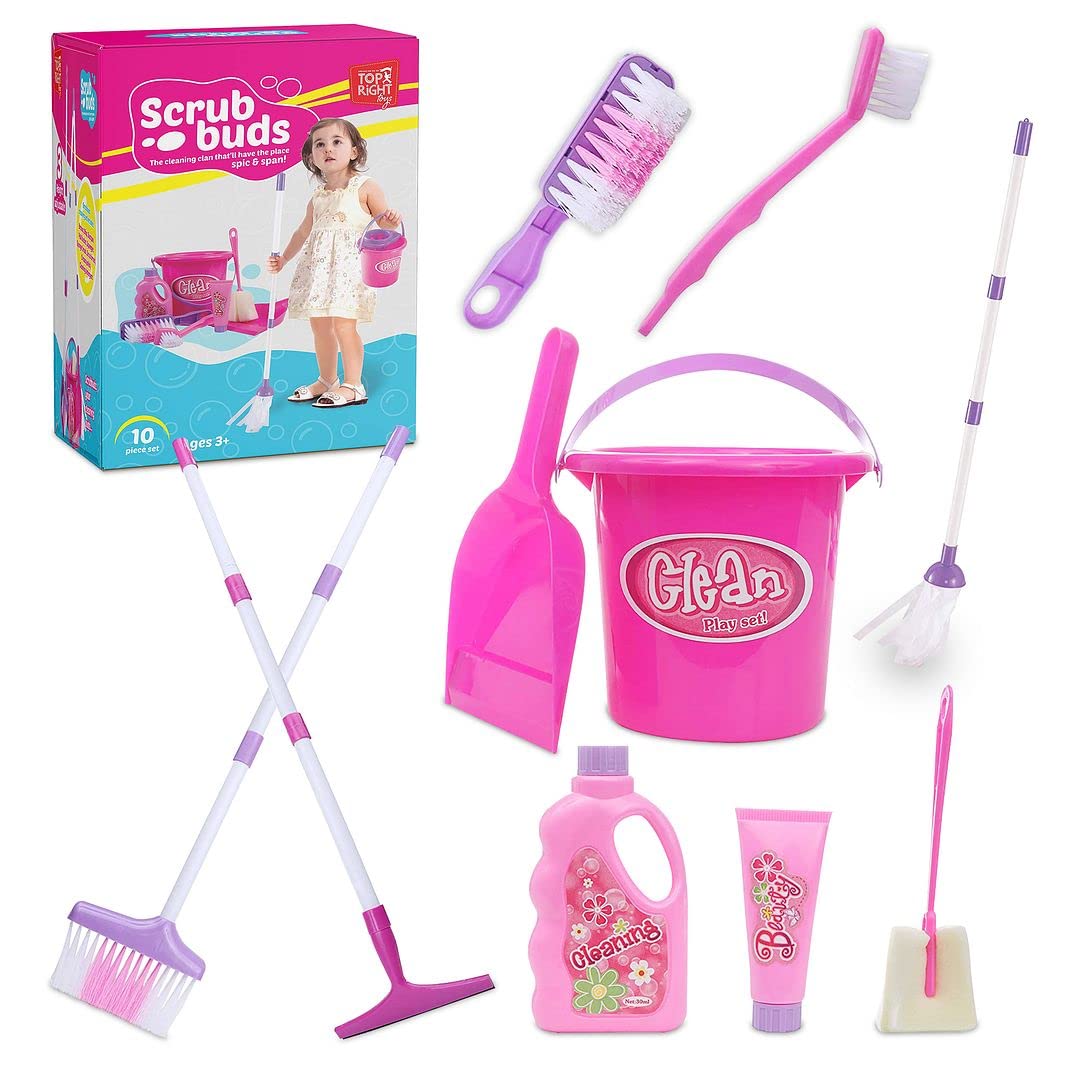 Fidtoy Little Helper Cleaning Pretend Play Set for Kids Montessori Practical Life Role Play Toy