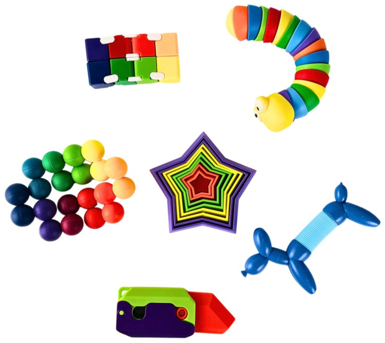 Kit d'activités sensorielles Fidtoy avec 6 activités éducatives