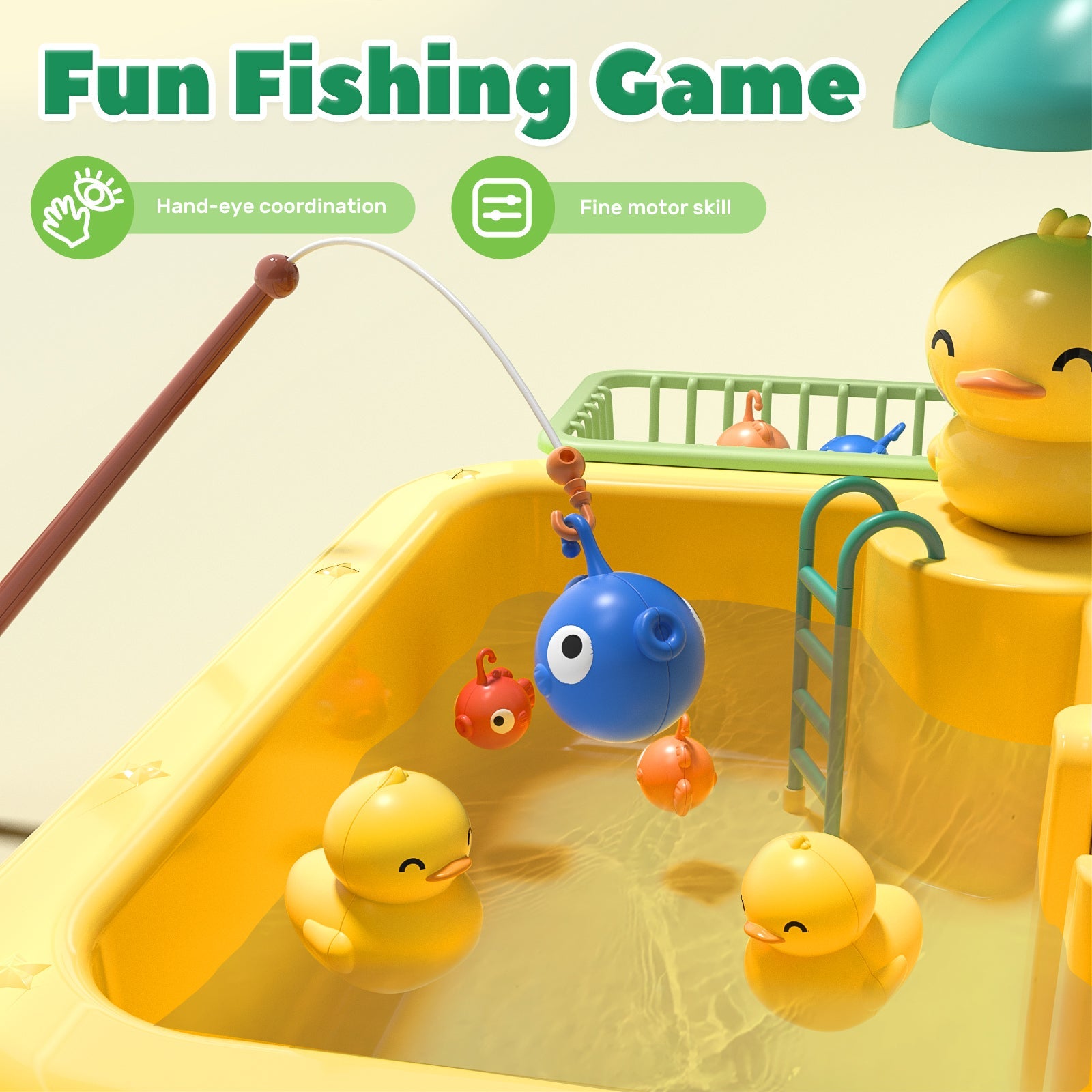 Fidtoy Kids Running Water Sink Toy Kitchen Playset