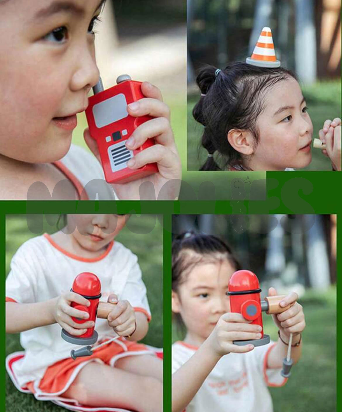 Set de juego de simulación de bombero para niños