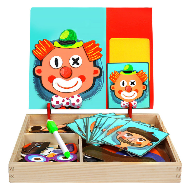 Fidtoy Tableau magnétique double face pour tout-petits – Jouet créatif d'apprentissage et de dessin