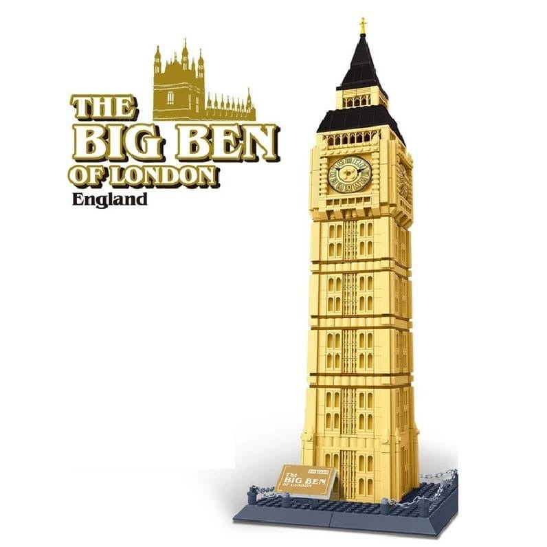 Fidtoy Big Ben London Building Blocks Construction Set for Kids | 1660Pcs ABS Architecture Landmark Model, STEM Construction Toy, Multicolor Clock Tower Building Set, Fine Motor & Spatial Reasoning Toy Age 6+