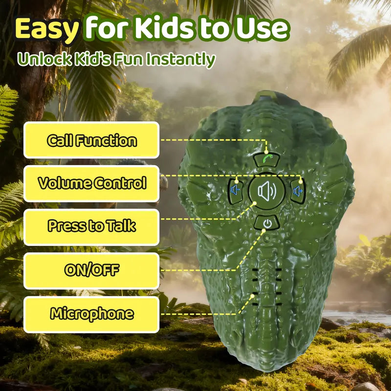 Walkie Talkies de Muñeca DinoTalk™ - Juego de Aventura Dino Manos Libres (Paquete de 2)