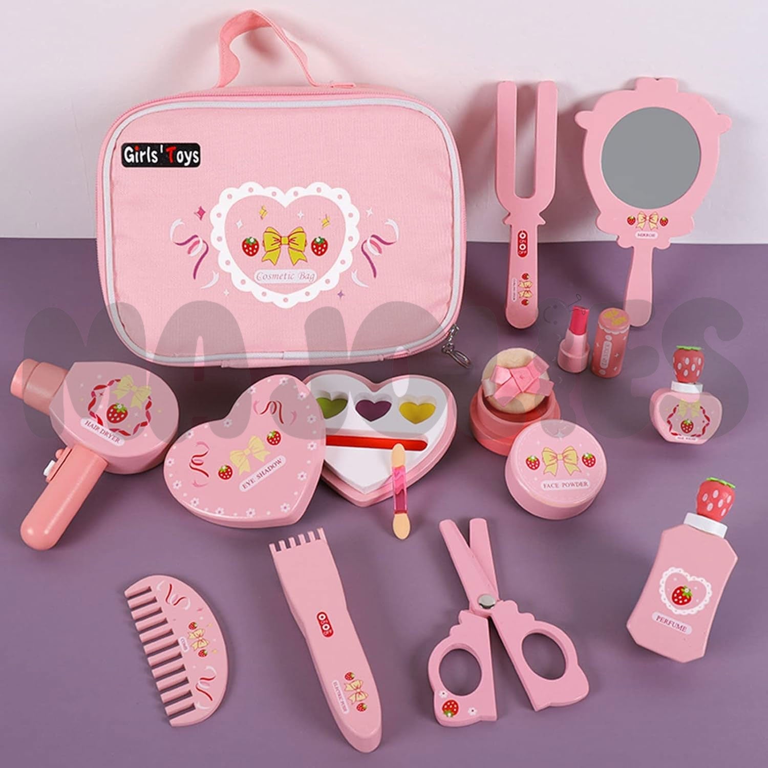 Juego de maquillaje y belleza de imitación