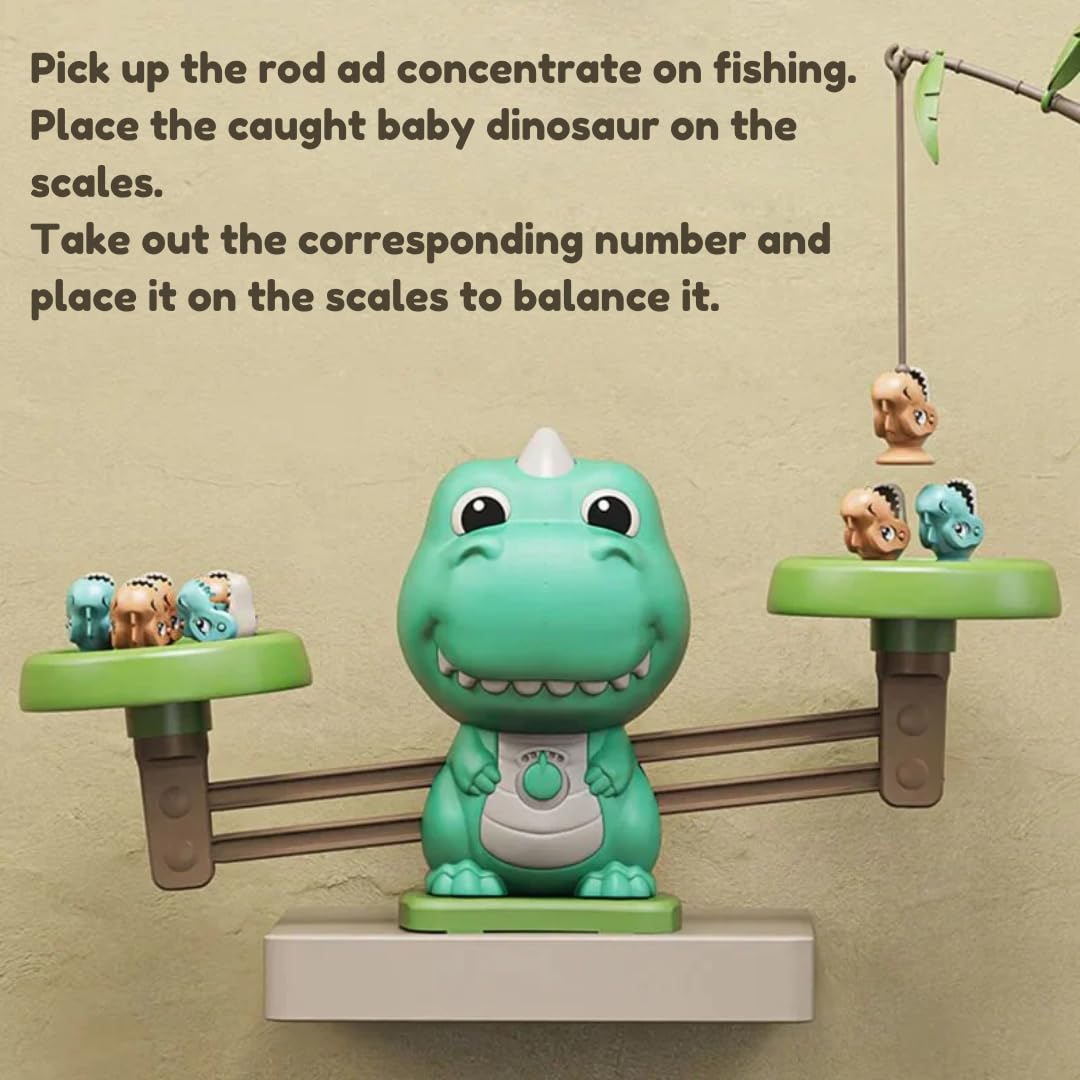 Kit de aprendizaje de matemáticas mentales de equilibrio y captura de dinosaurios - 29B