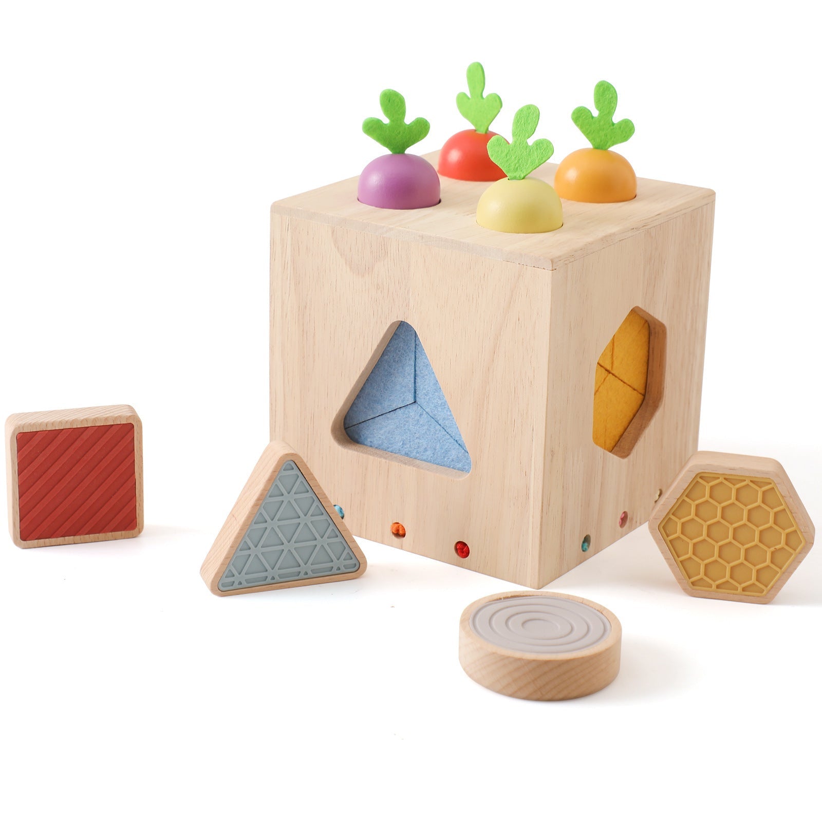 Juguetes de rompecabezas de madera multifuncionales para educación temprana para niños | Aprendizaje y juego sensorial amigables con el autismo