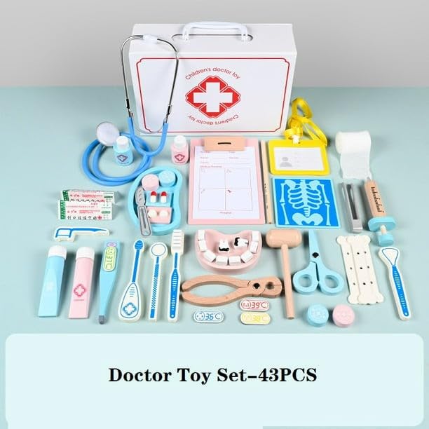 Coffret docteur pour enfants en bois - 920