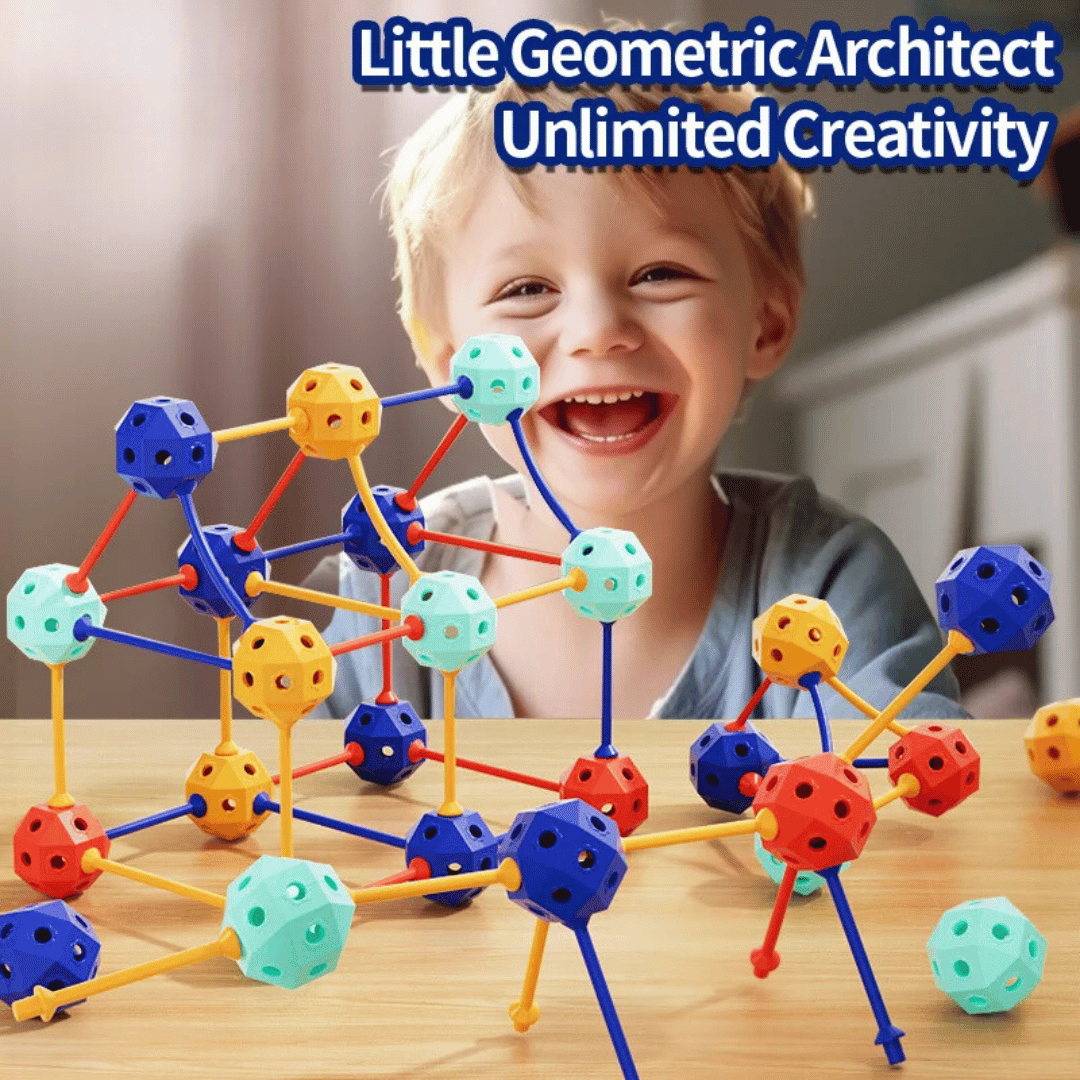 Connect Beads™ - Perles flexibles en PVC - Blocs de construction géométriques 3D