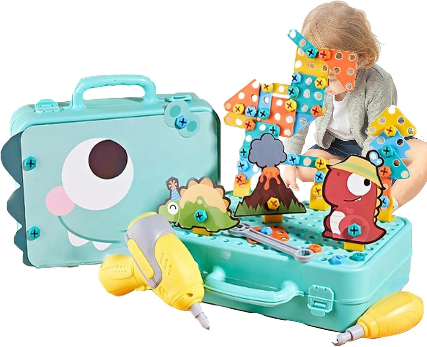 Ensemble de jeu de construction Dinosaure STEM DIY 163 pièces - 71A