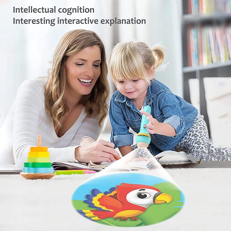 Fidtoy Mini Multiple Flash Light Projection Play Set for Kids Storytelling Bedtime Pattern Projector Toy