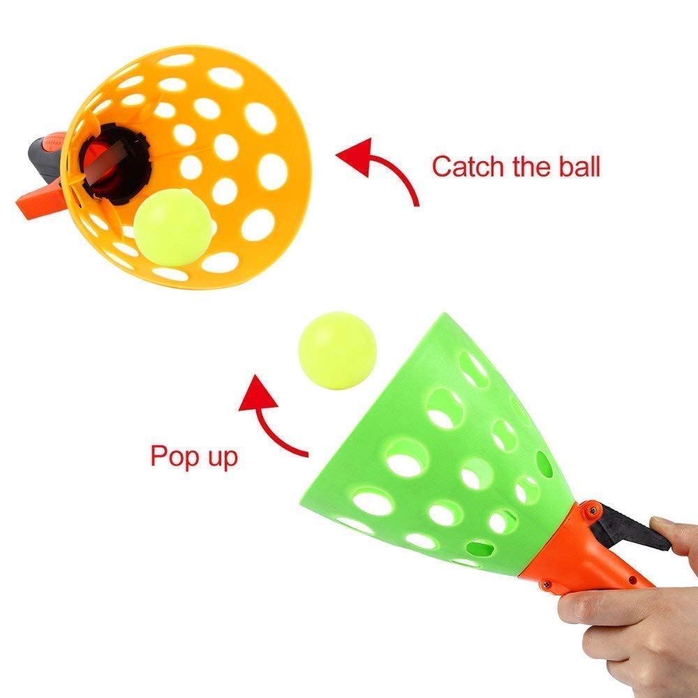 Fidtoy Large Throwing and Catch Ball Flying Game Set for Kids 2 Player Outdoor Active Play