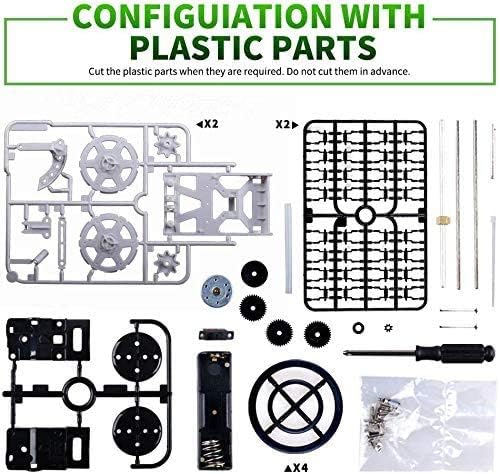 Kit de montaje DIY para coche teledirigido 4x4 todoterreno escalador - 005