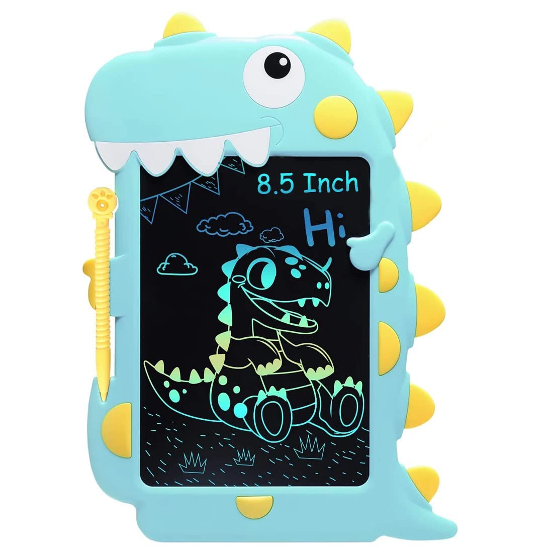 Tablette d'écriture Dinosaure Multicolore pour Enfants 8,5 pouces - Couleur Aléatoire