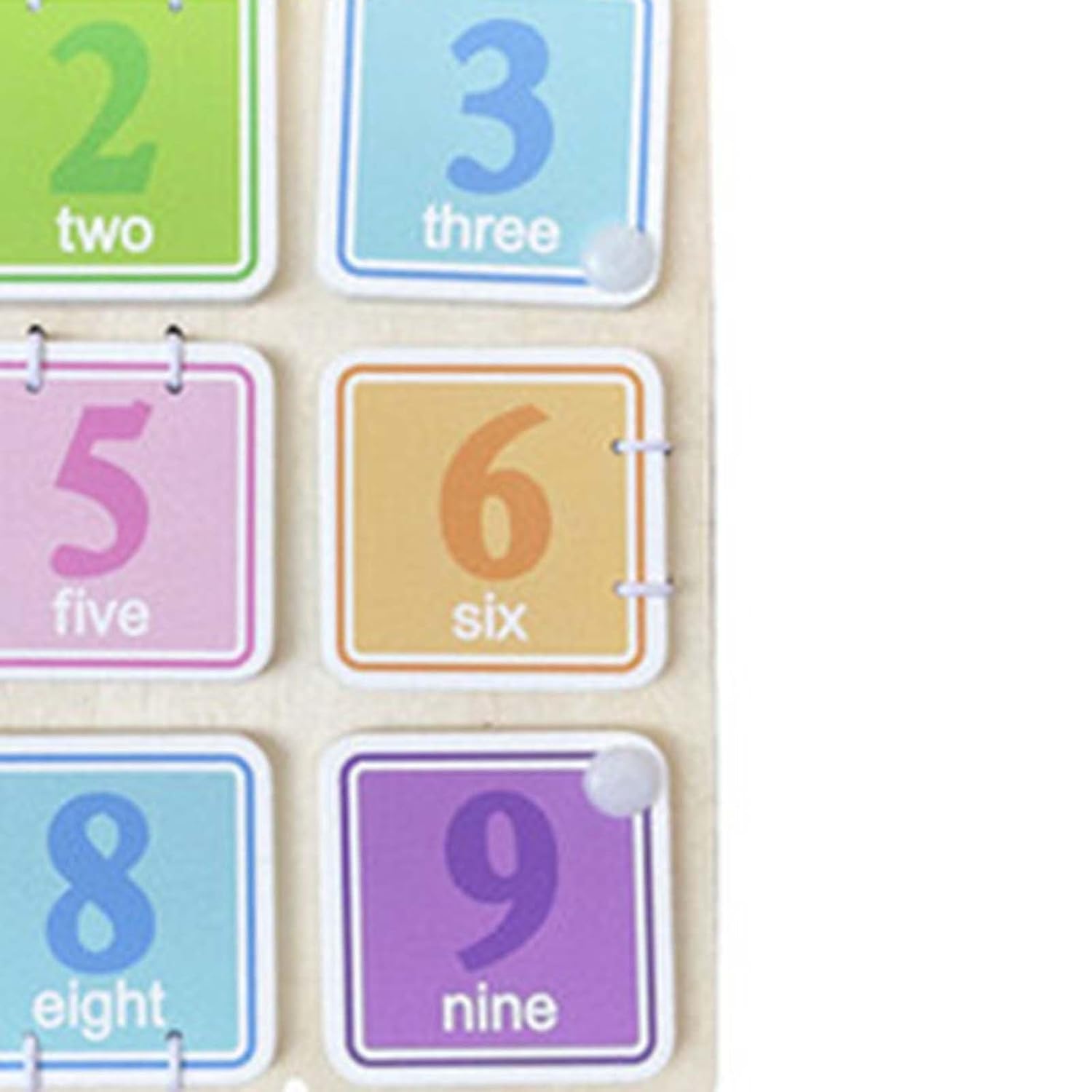 ATORSE Busy Board Juguete Educativo Preescolar Habilidades Motoras Finas Tablero Numérico
