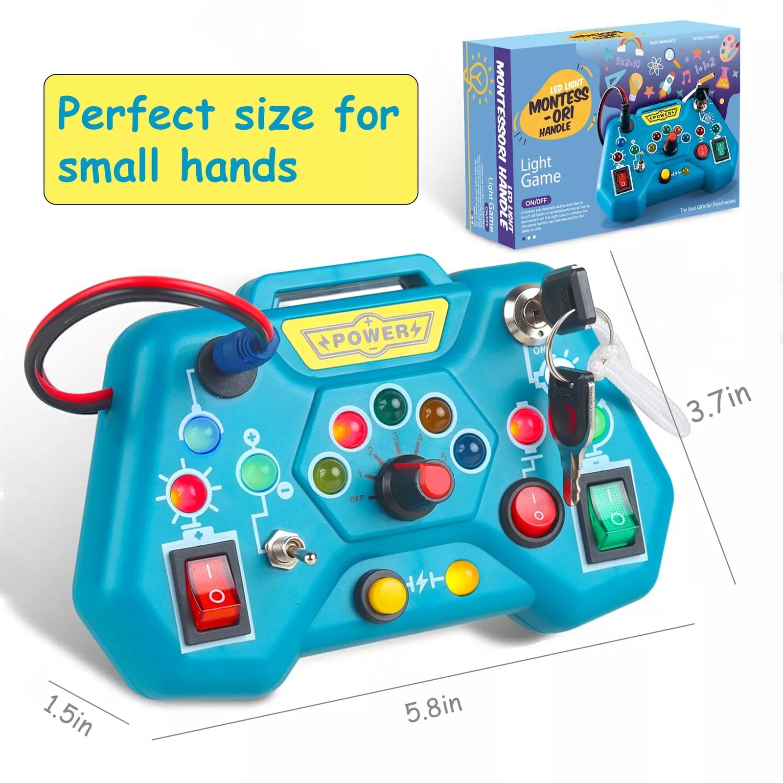 Fidtoy Montessori Busy Board Toys for Toddlers