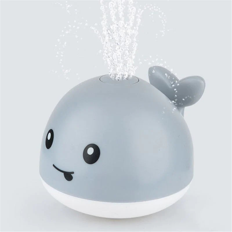 Fidtoy Whale Bath Toy Sprinkler with Lights for Babies