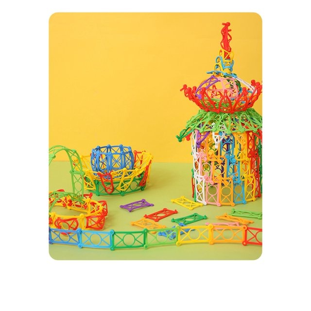Briques de construction emboîtables Snap N Twist - 150 pièces