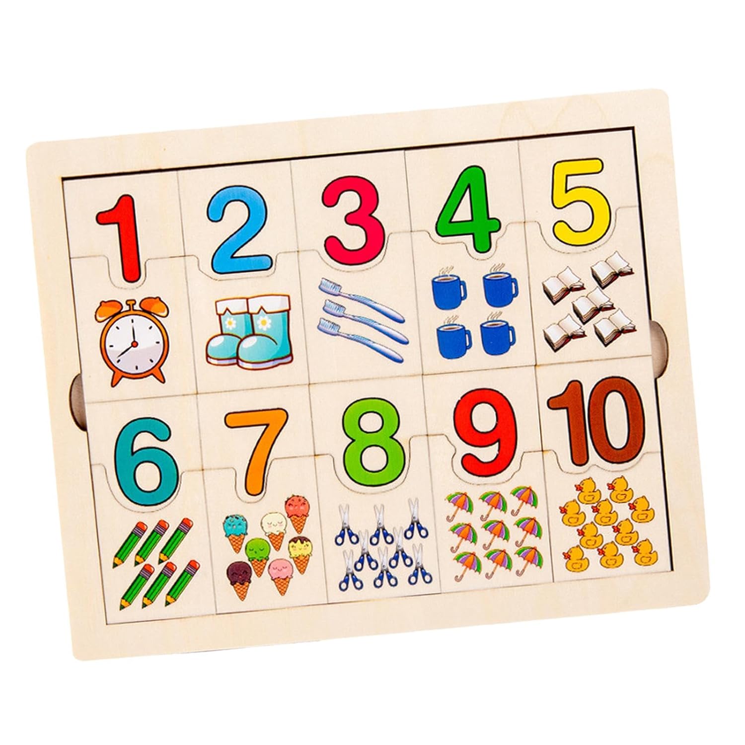 Enakshi® Digital Learning Puzzle Board Number Matching Puzzle Board for Children Boys|Baby | Toys for Baby | Developmental Baby Toys