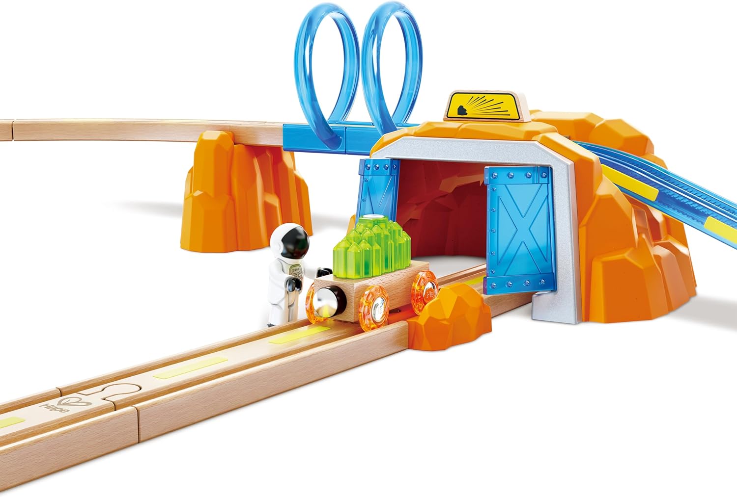 Juguete Tren Espacial Fidtoy Juego de Vías de Exploración de Marte