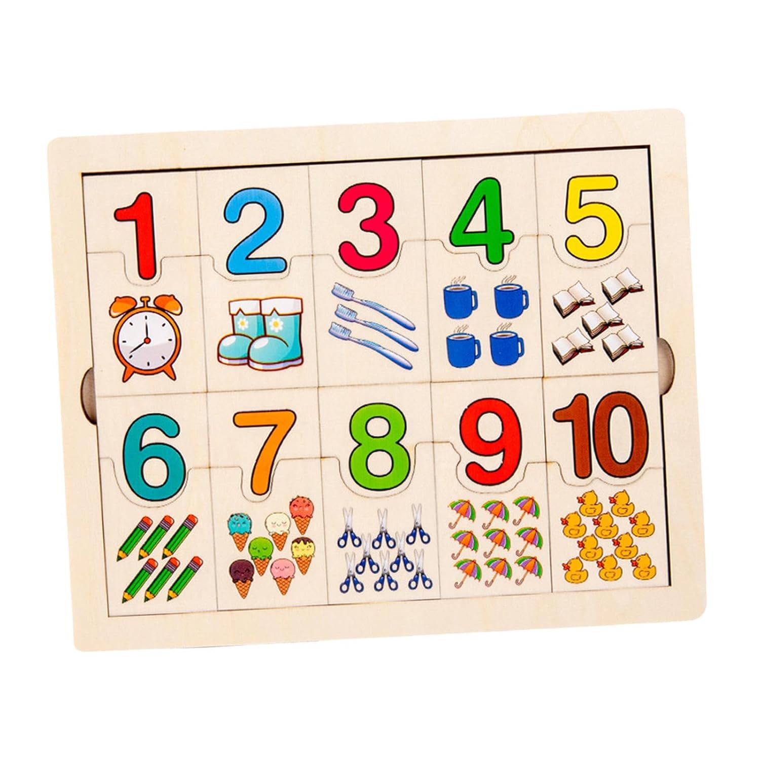 Enakshi® Digital Learning Puzzle Board Number Matching Puzzle Board for Children Boys|Baby | Toys for Baby | Developmental Baby Toys