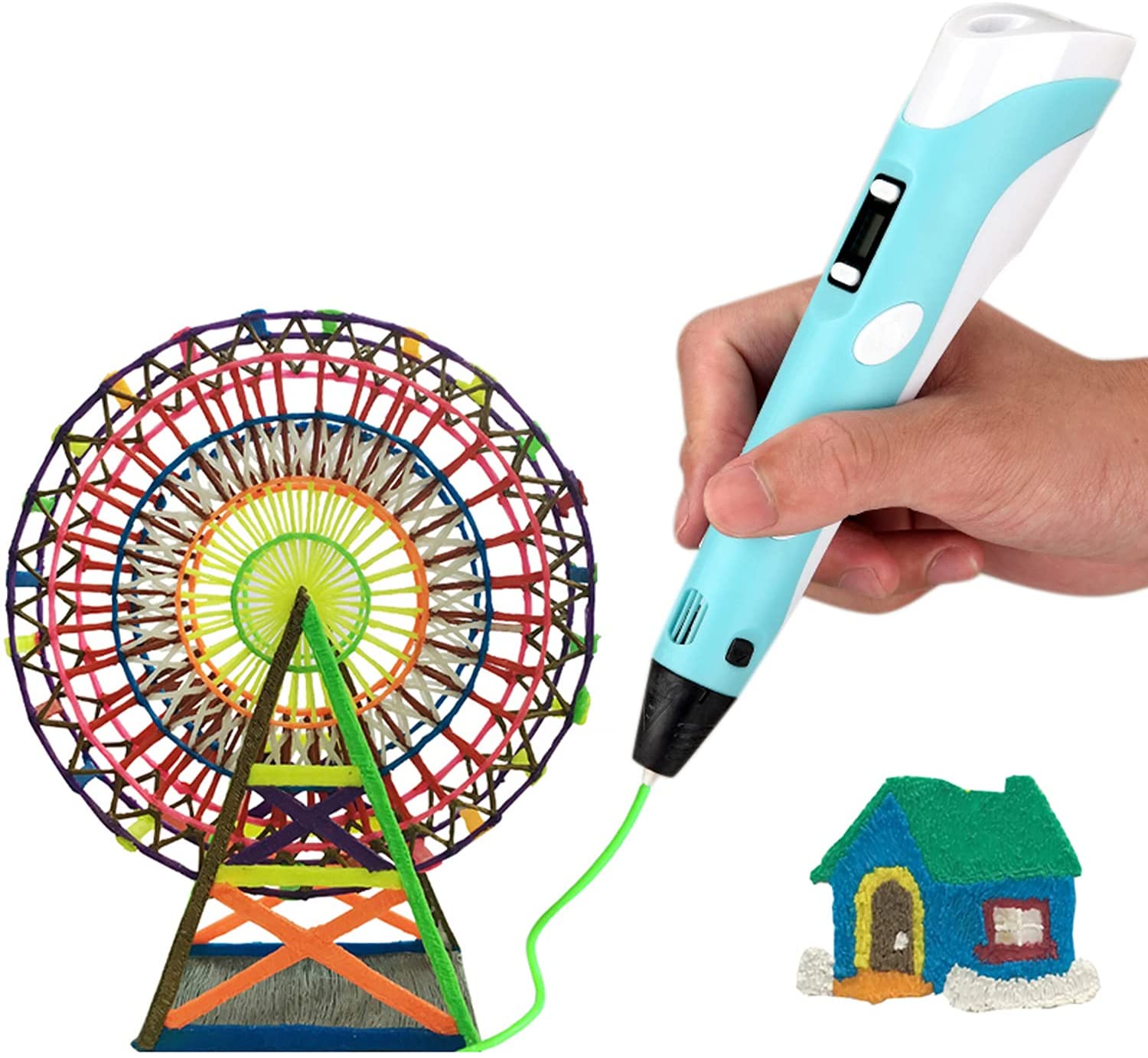 Fidtoy Stylo d'impression 3D pour enfants | Outil créatif de dessin STEM et d'art DIY