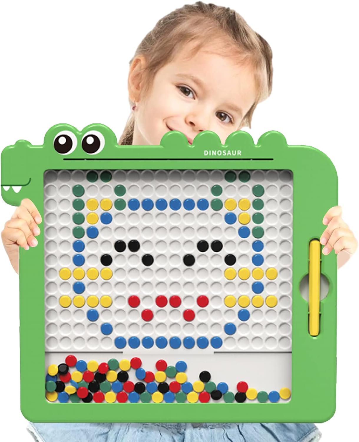 Tablette de Dessin Magnétique Fidtoy pour Enfants – Jouet de Perles Montessori Artistique et Créatif pour Tout-petits
