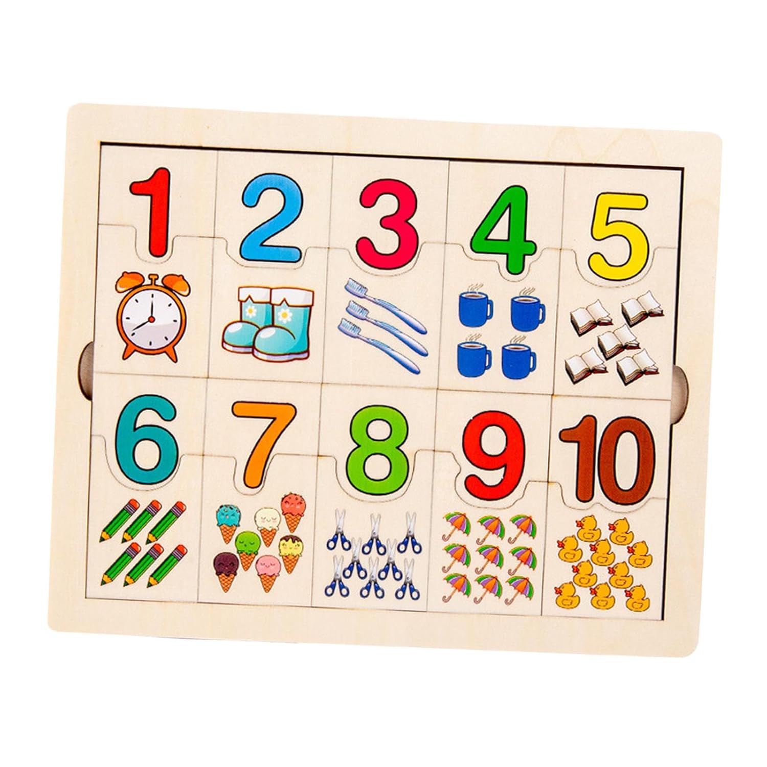 Enakshi® Digital Learning Puzzle Board Number Matching Puzzle Board for Children Boys|Baby | Toys for Baby | Developmental Baby Toys