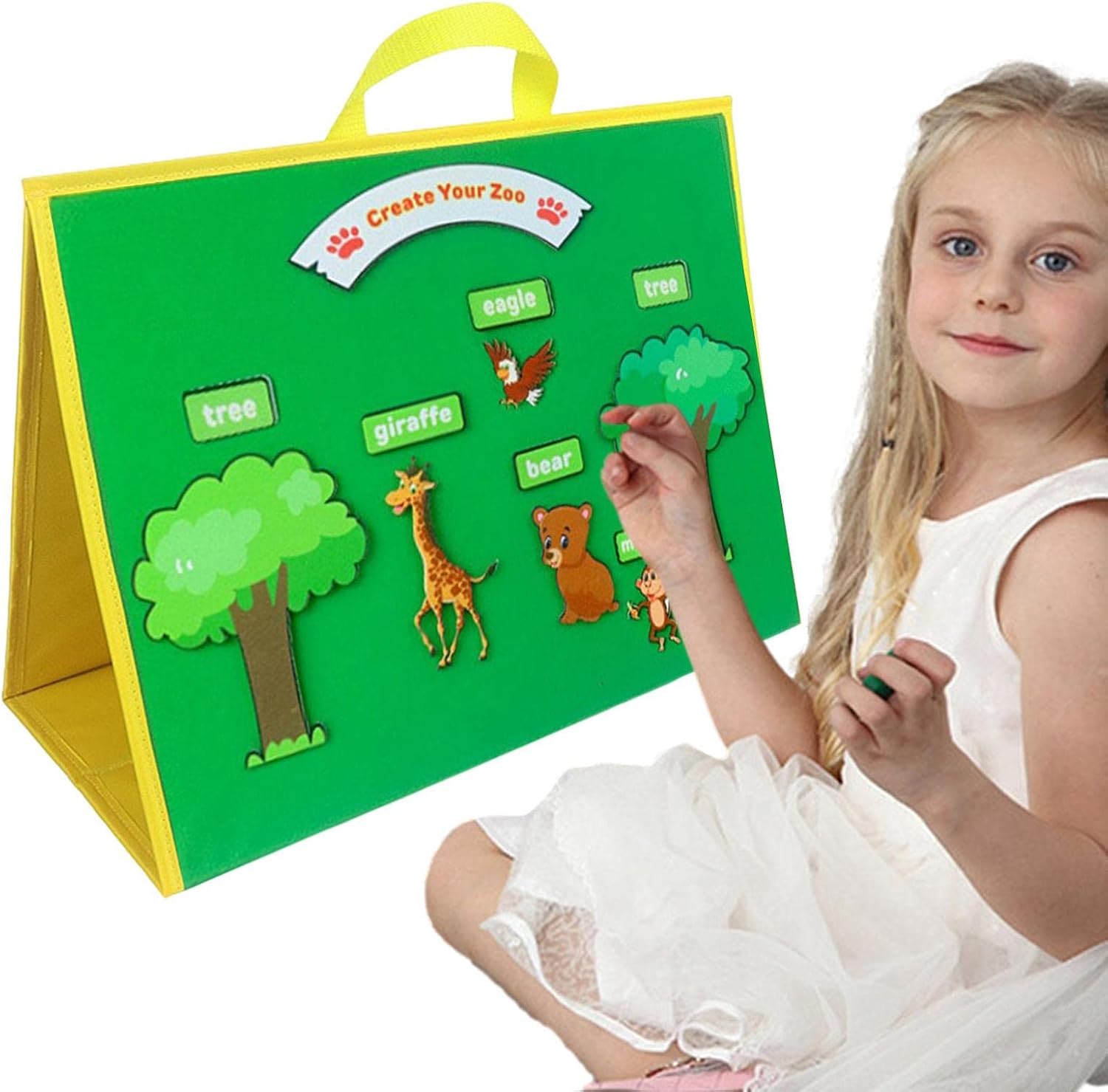feutre pour salle de classe, tableaux d'enseignement pliables double face, histoires pour la maternelle, Conte Montessori Éducation Naixue