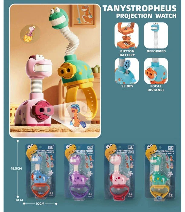 Reloj con Tubo Extensible de Proyección de Dinosaurios - 81A