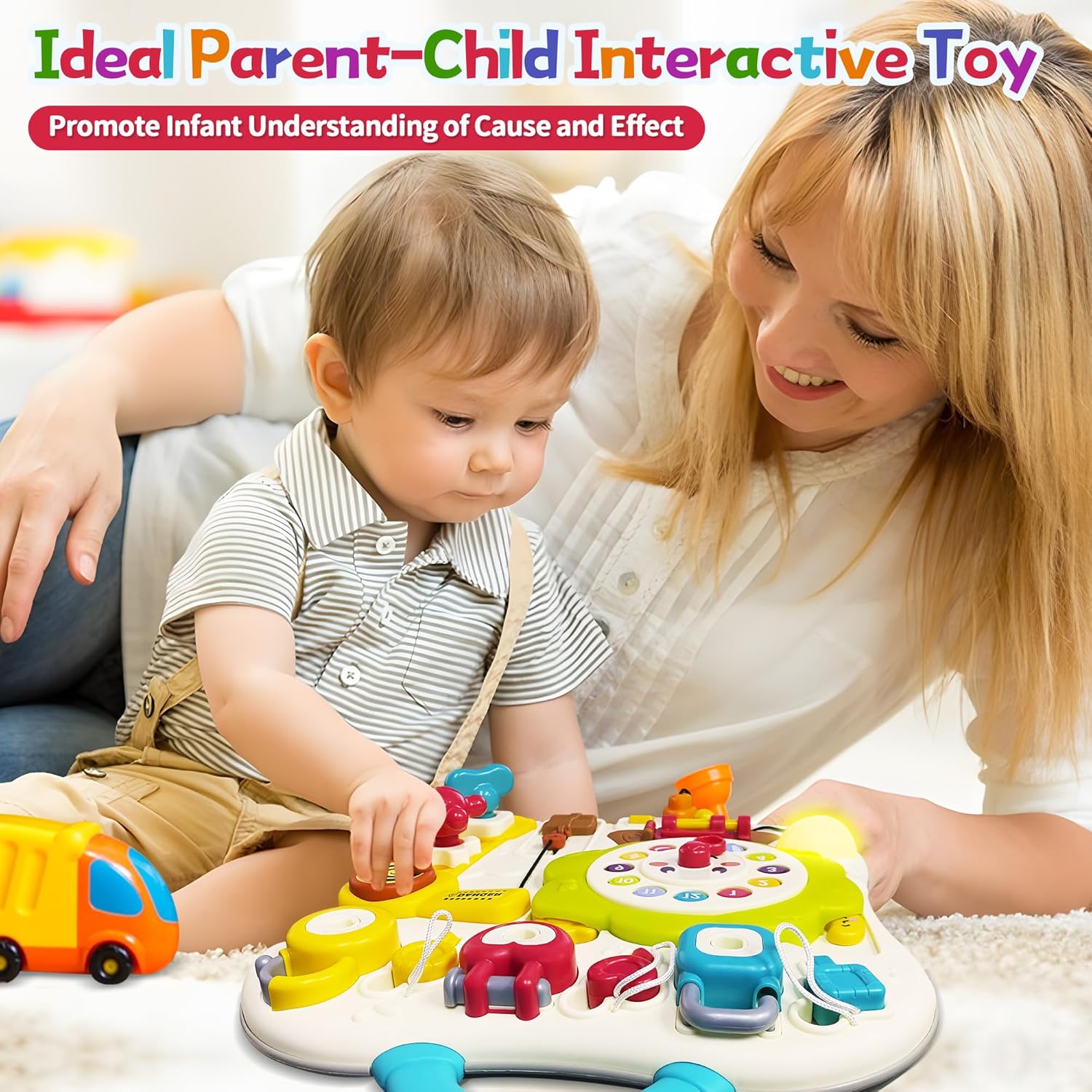 Fidtoy Baby Busy Board Interrupteur Musical Jouet Montessori