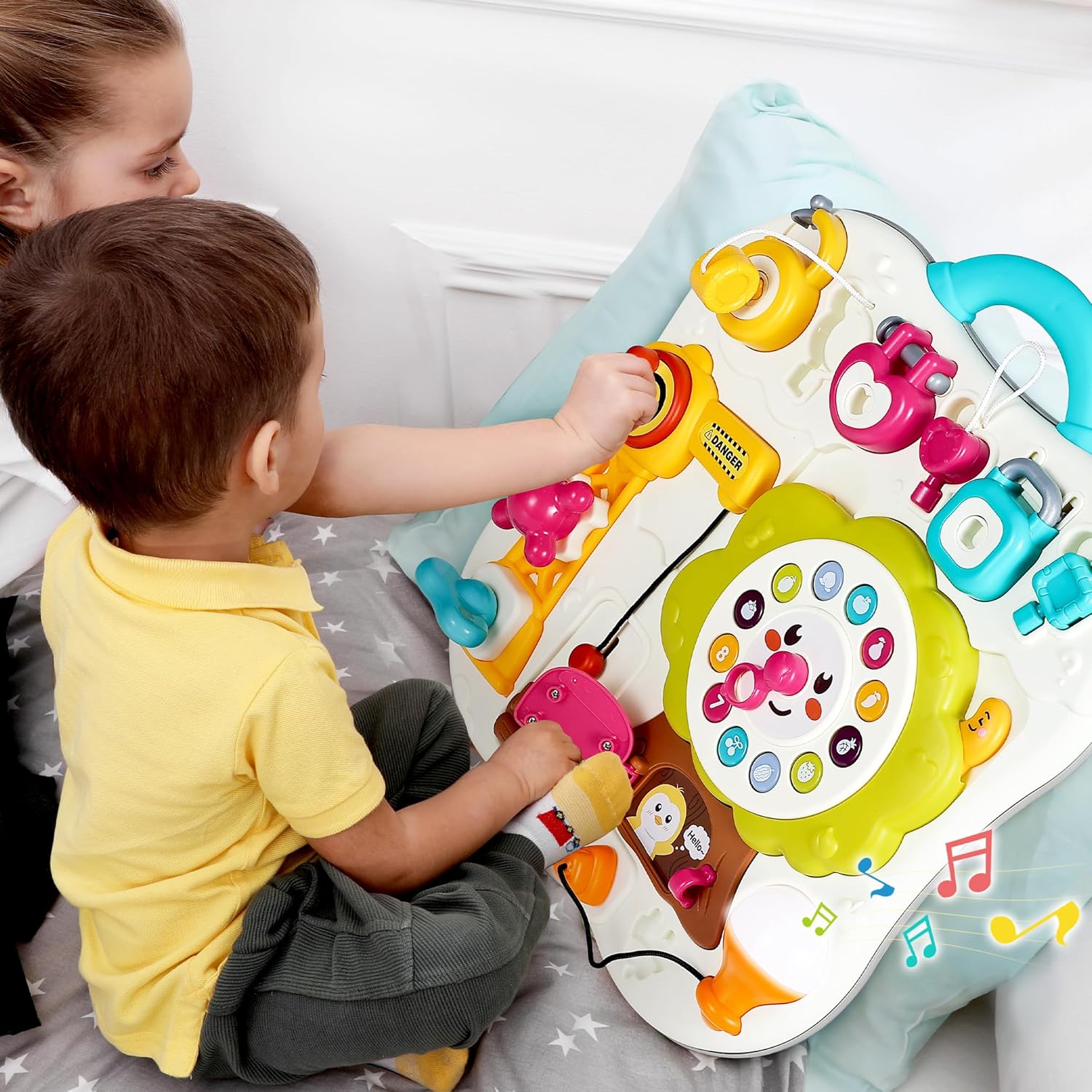 Fidtoy Baby Busy Board Interrupteur Musical Jouet Montessori