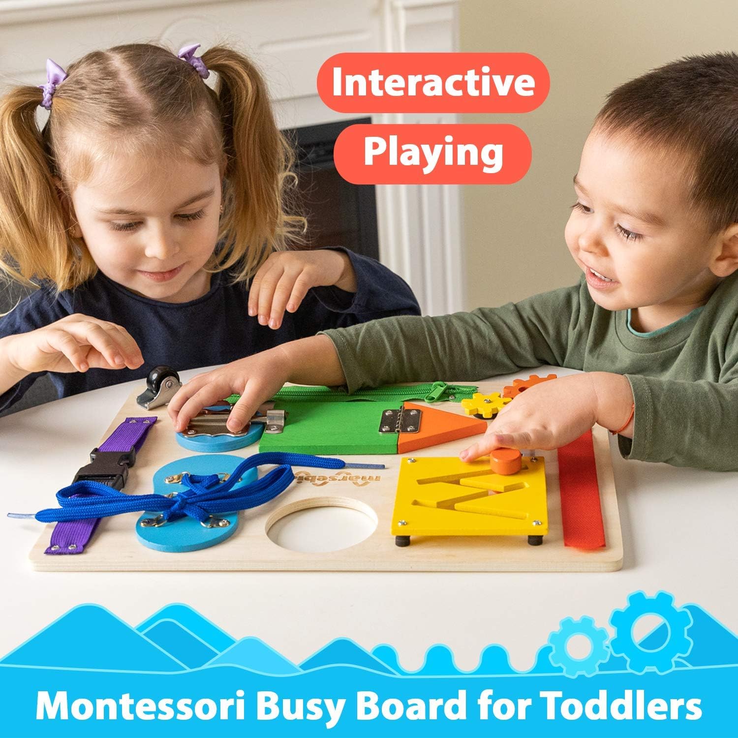 Tableau d'activités Montessori Fidtoy pour tout-petits