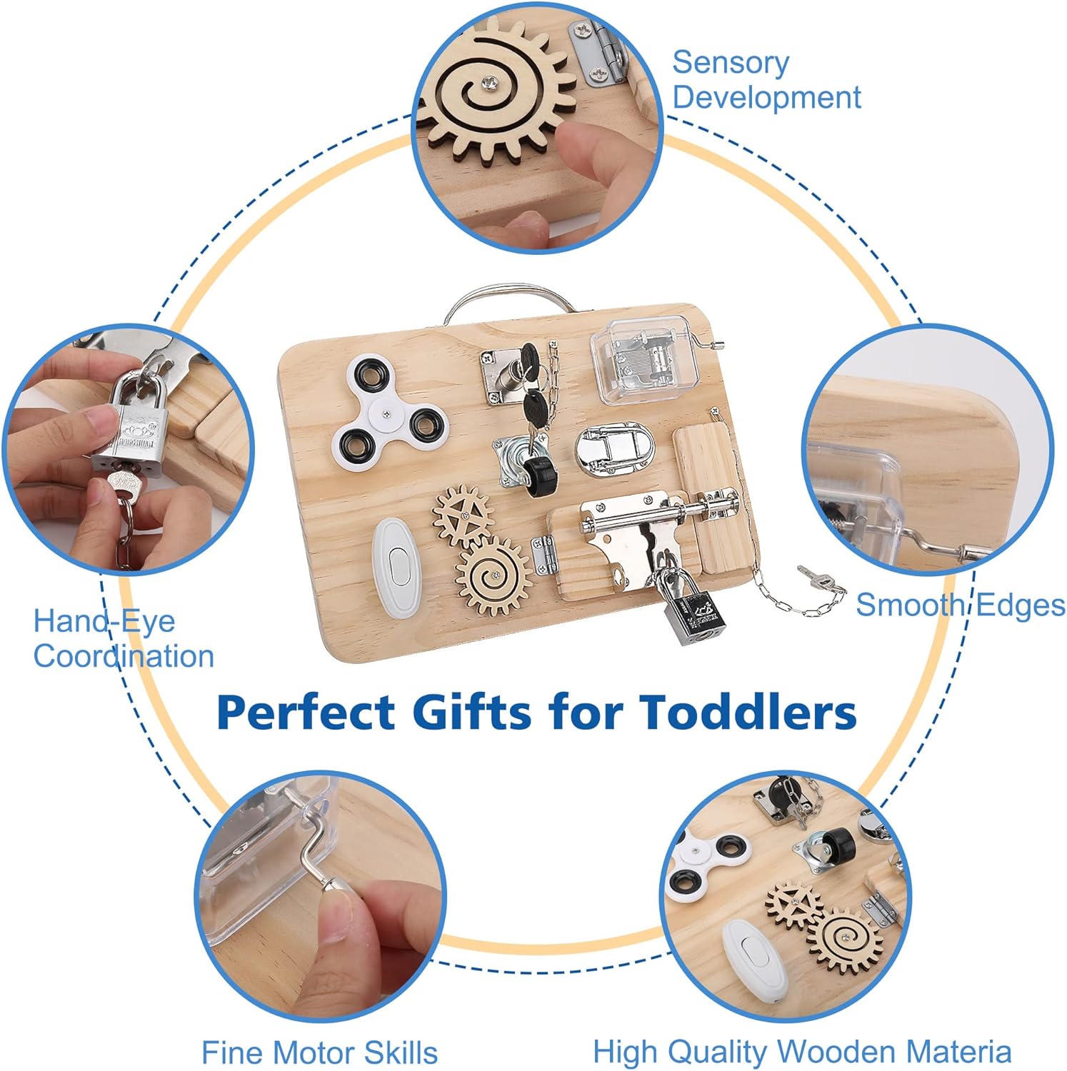 Juegos de mesa Montessori Fidtoy STEM para niños