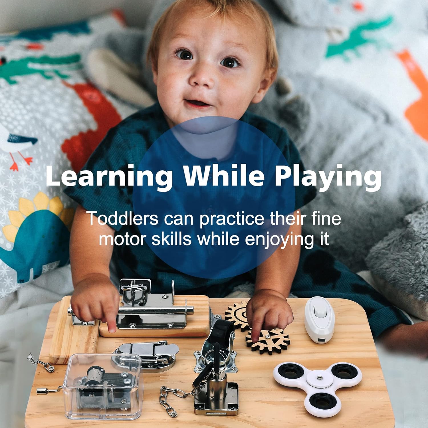 Juegos de mesa Montessori Fidtoy STEM para niños
