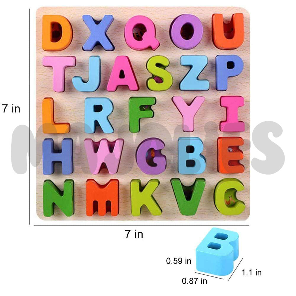 Tablero de ensartar con letras
