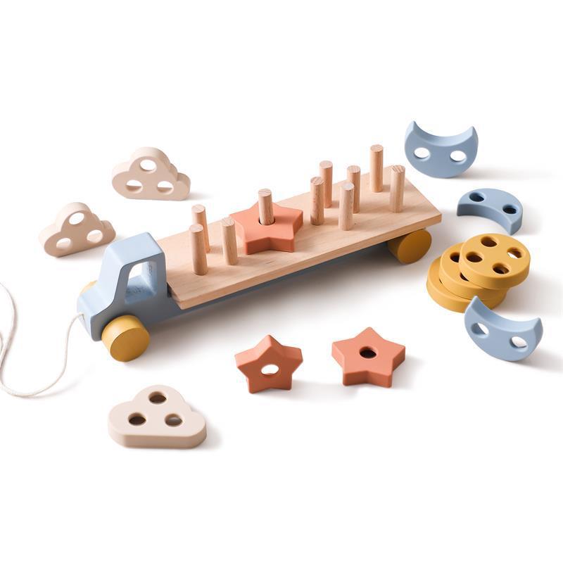 Juguetes de rompecabezas de madera multifuncionales para educación temprana para niños | Aprendizaje y juego sensorial amigables con el autismo