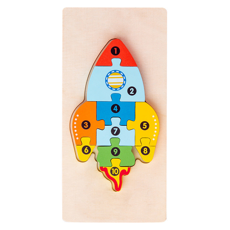 Fidtoy Wooden Shape Matching Puzzle for Toddler Learning Autism Kids Quiet Time Toy Montessori Puzzle Educational Toy Fine Motor Skills Game
