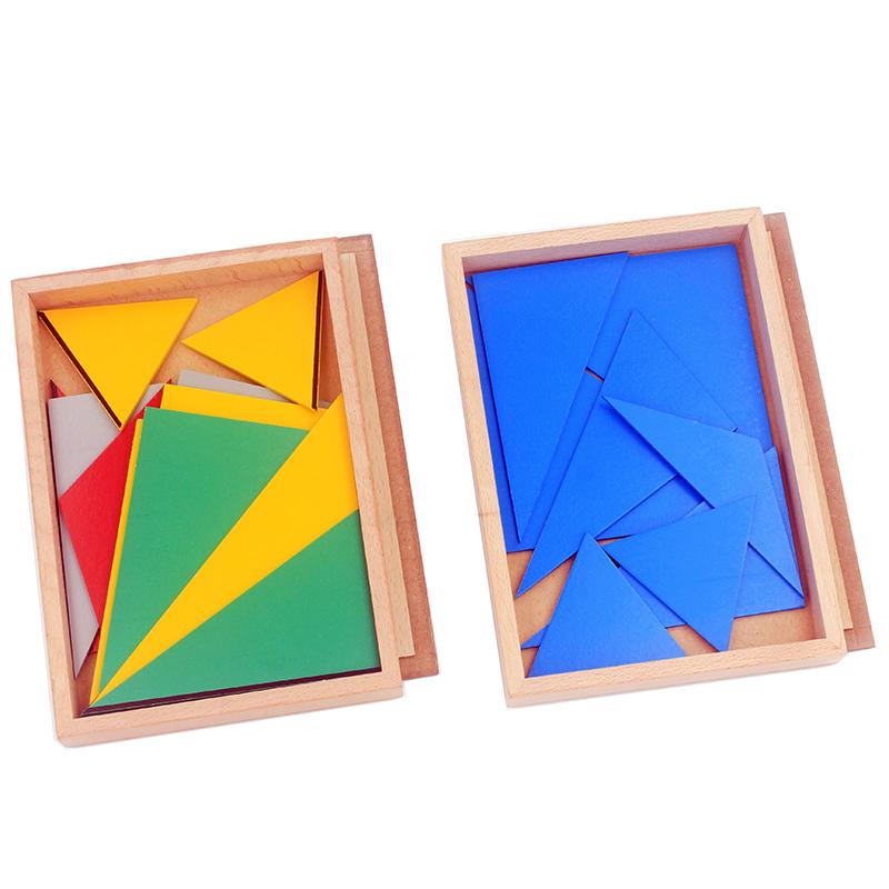 Fidtoy Lot de triangles constructeurs Matériel Montessori