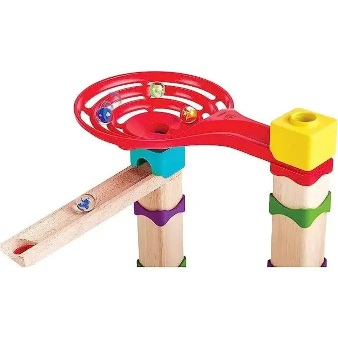 Fidtoy DIY Marble Run Race Track Toy 81 Piece STEM Building Set
