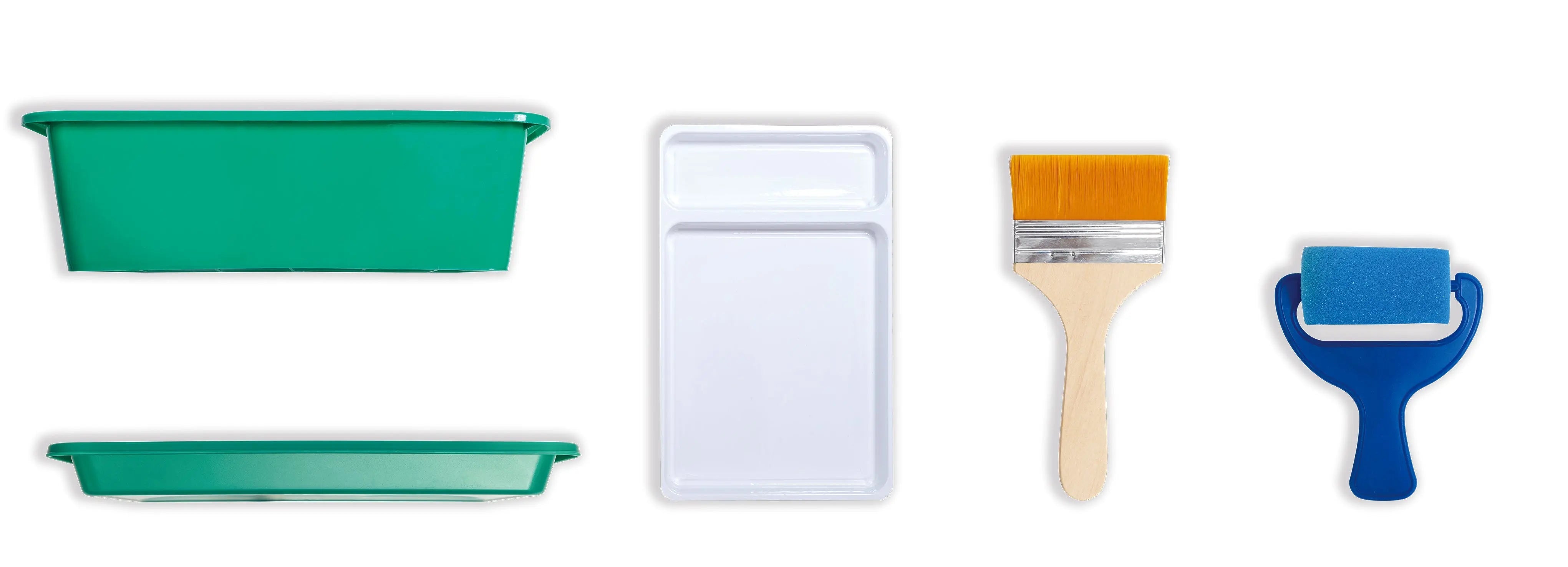 Fidtoy Caballete de Arte de Madera para Exteriores para Niños, Set de Pintura de Doble Cara