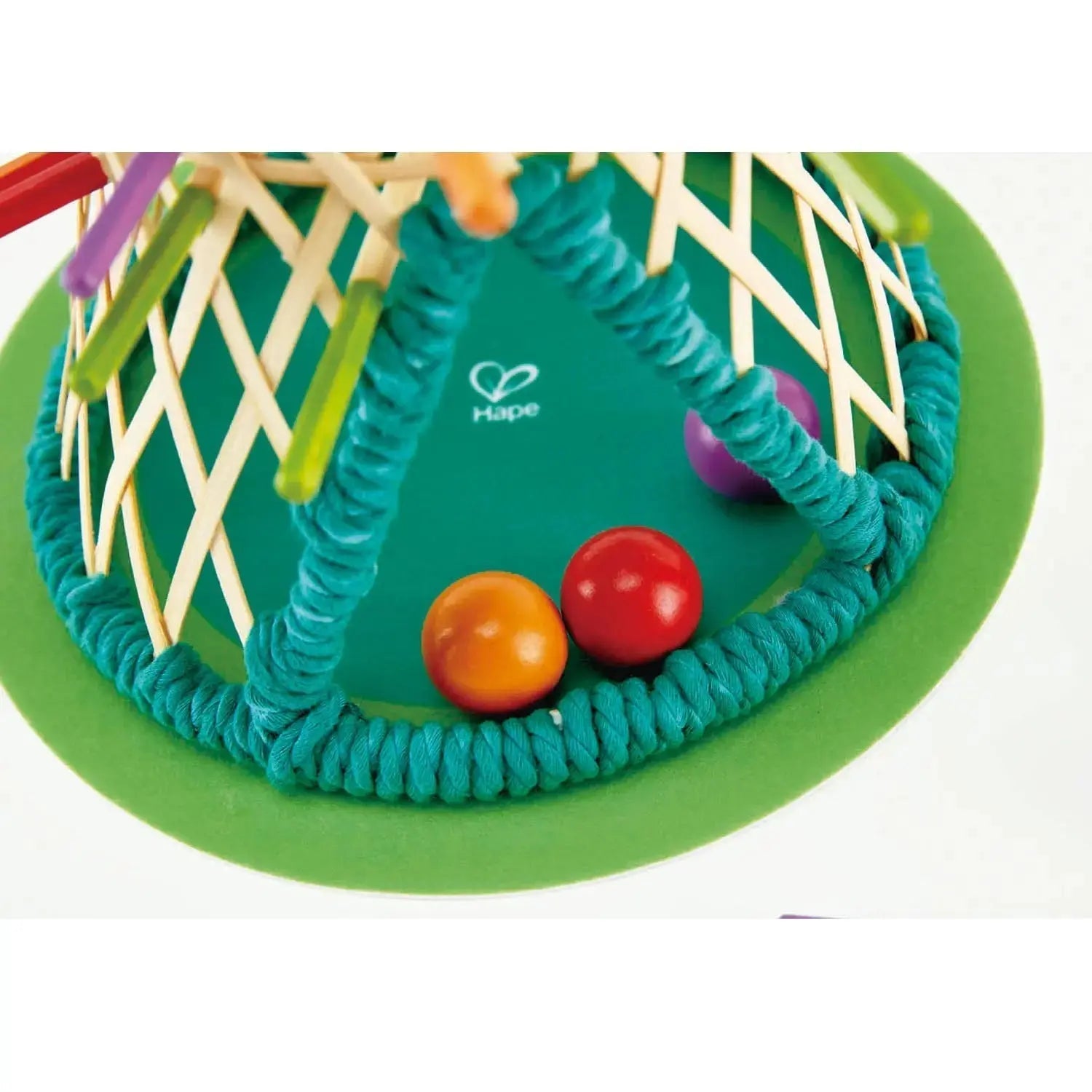 Juego de estrategia Fidtoy Bamboo Tumbling Ball para niños