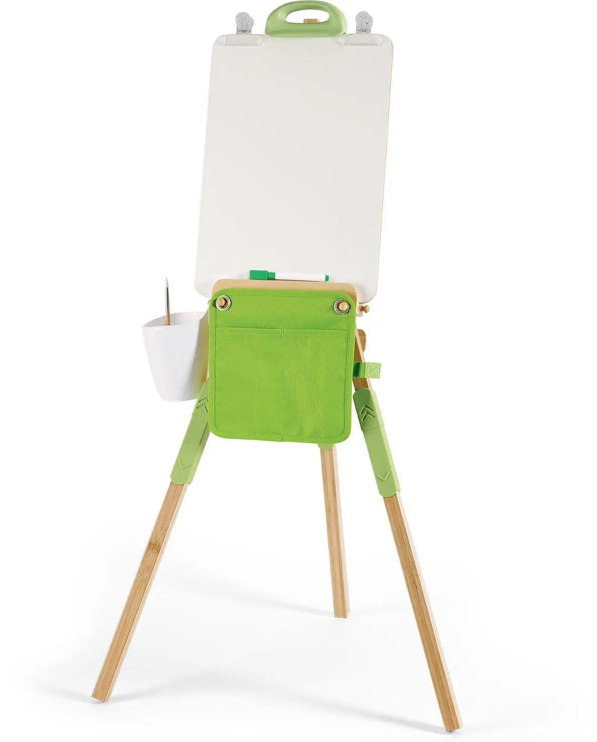 Fidtoy Set de Caballete de Bambú para Niños, Soporte de Dibujo Portátil