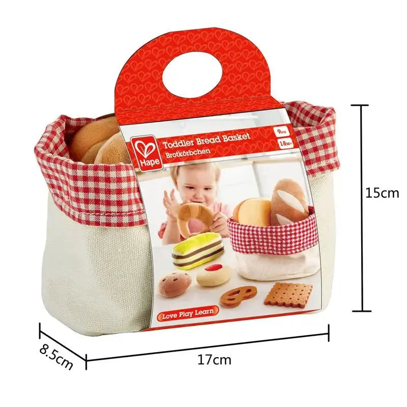 Fidtoy - Cesta de Juguetes para Panadería de Simulación, Juguetes de Comida Blanda para Niños Pequeños